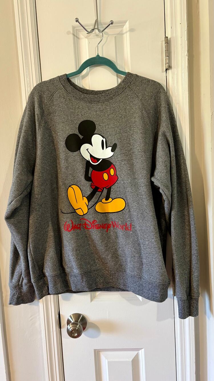 Walt Disney World Classic Mickey Gray Pullover Sweatshirt